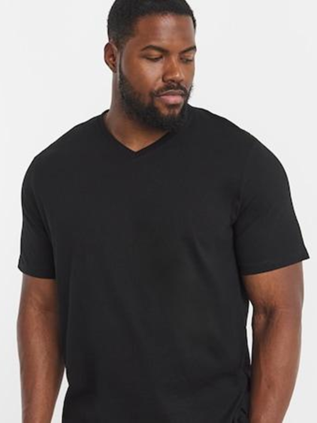 Premium V-Neck Cotton Tee - Image 9