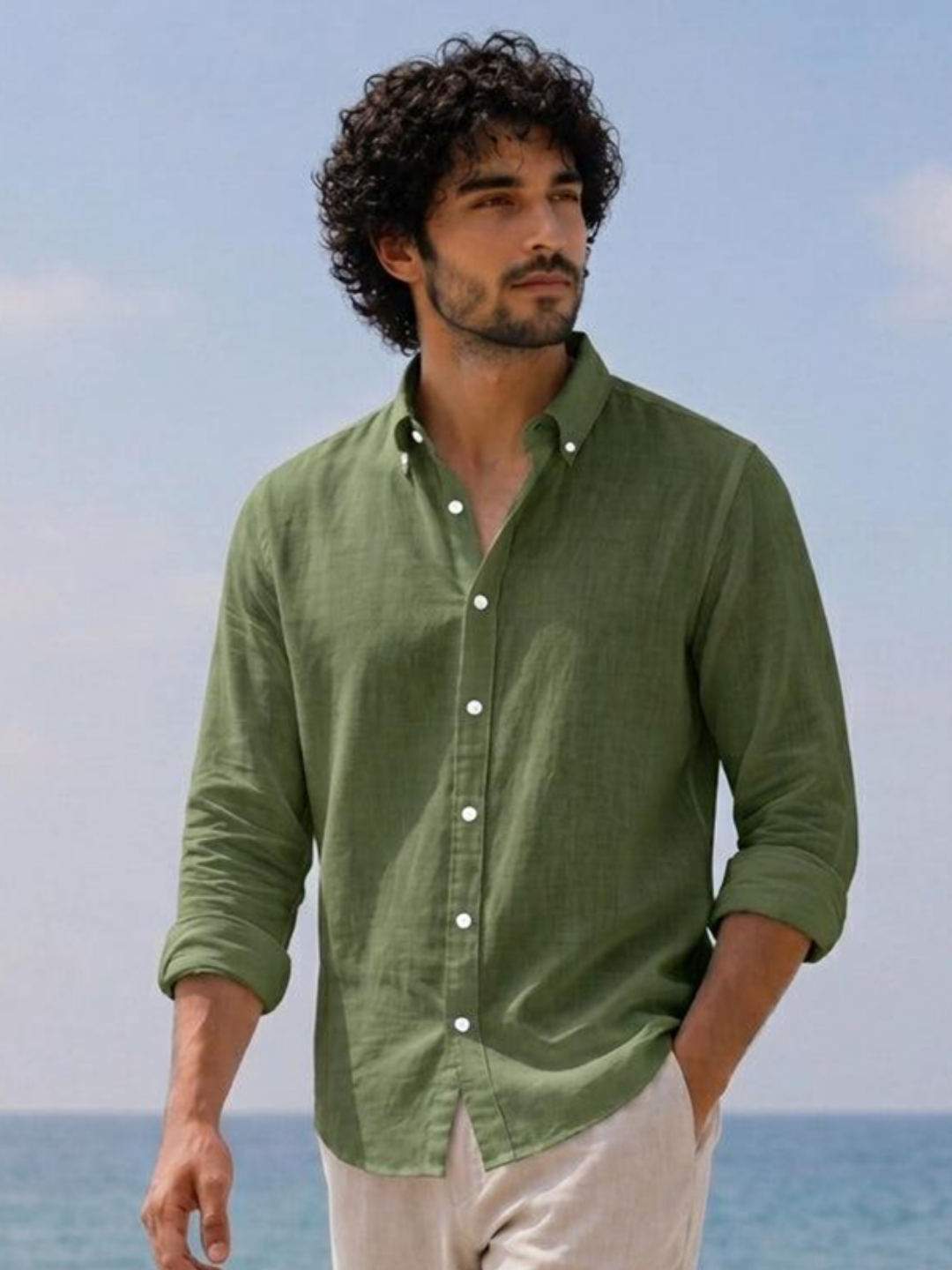 Premium Linen Shirt - Image 8