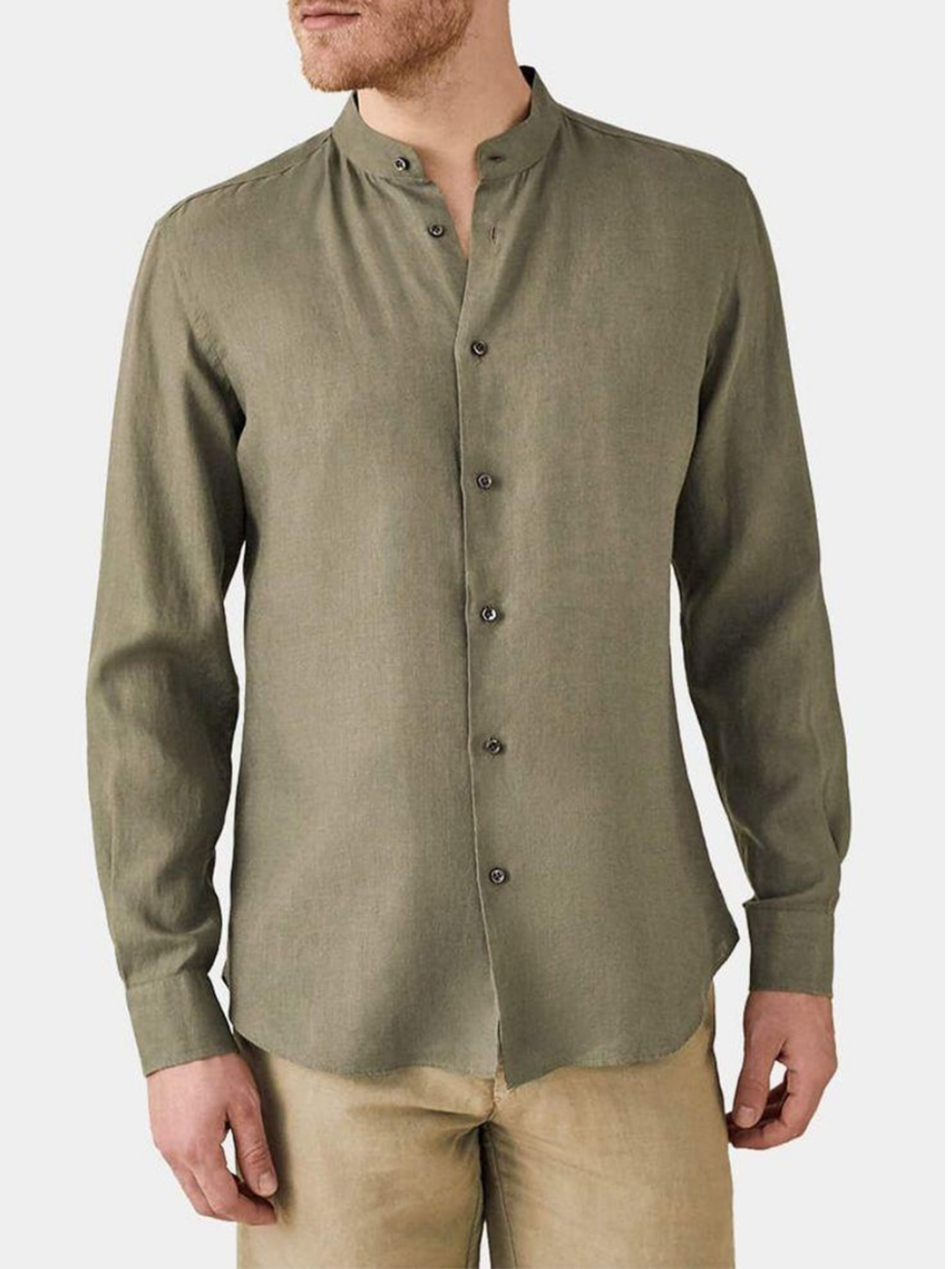 Premium Grandad Collar Shirt - Image 6