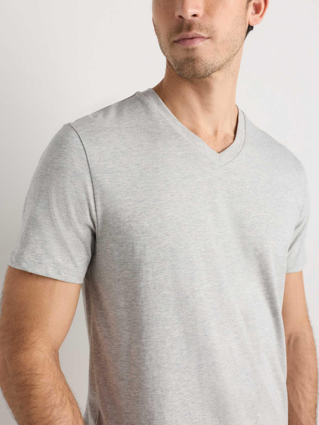 Premium V-Neck Cotton Tee - Image 7