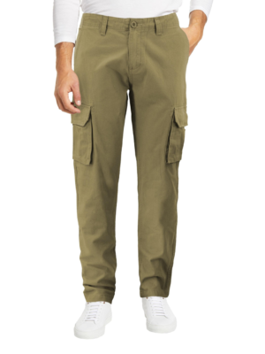 Utility Cargo Trousers – Olive Green