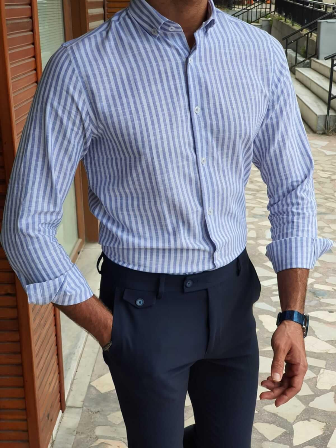 Premium Striped Shirt - Image 5