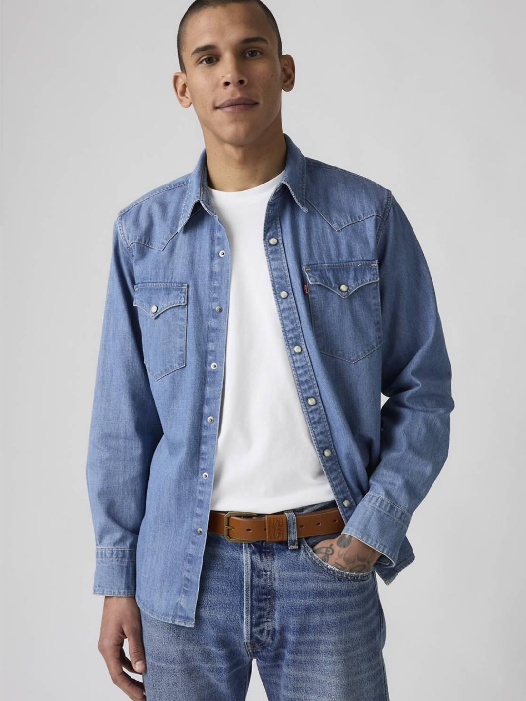 Premium Denim Shirt - Image 6