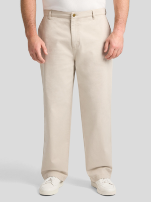 Loose Fit Chino Trousers – Stone