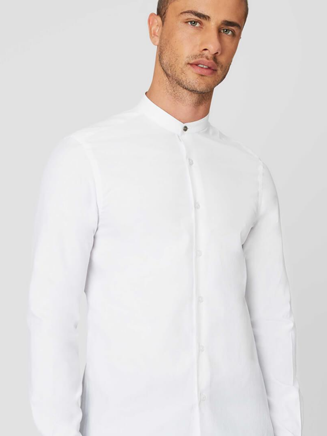 Premium Grandad Collar Shirt - Image 2
