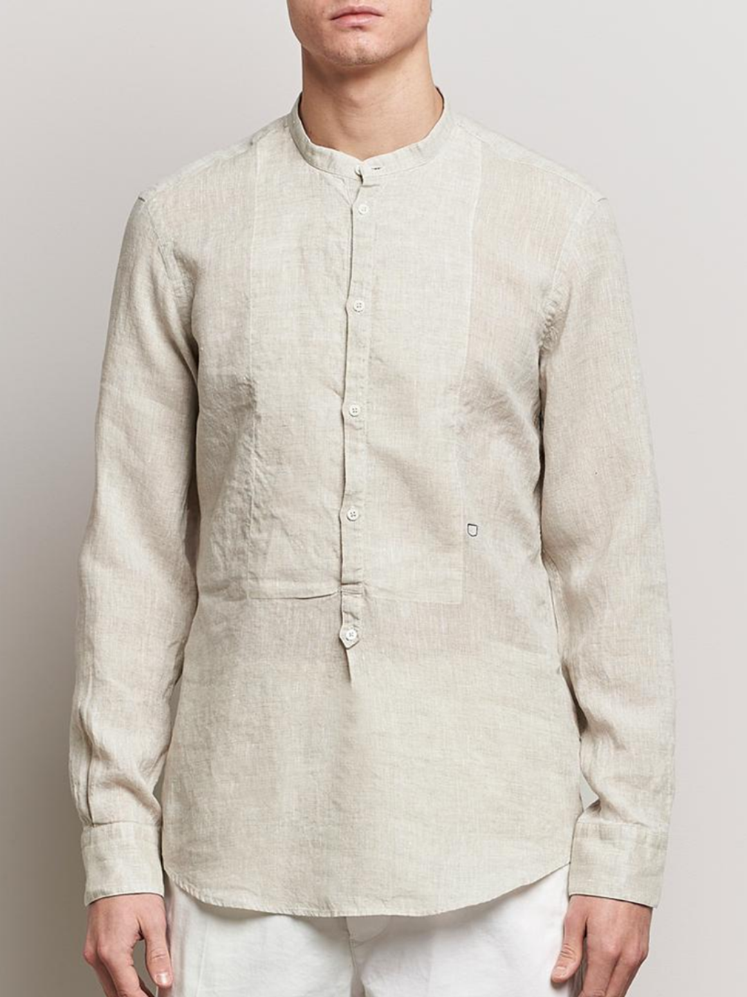 Premium Grandad Collar Shirt - Image 7